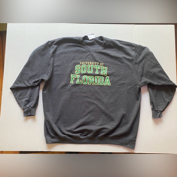 Champion USF University of South Florida 3XL Grey Crewneck - Picture 1 of 5